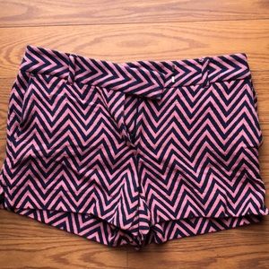 Pink & navy shorts